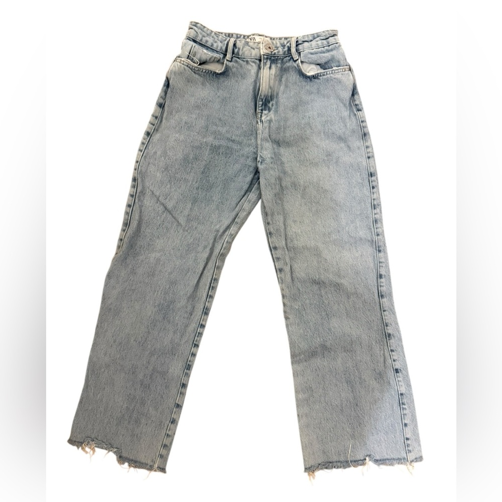 Zara Light blue Straight Leg Jeans